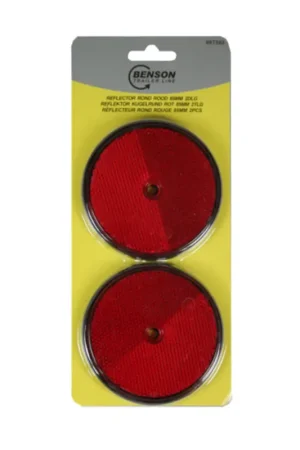 Ronde rode reflectoren (set van 2) Hete Deal